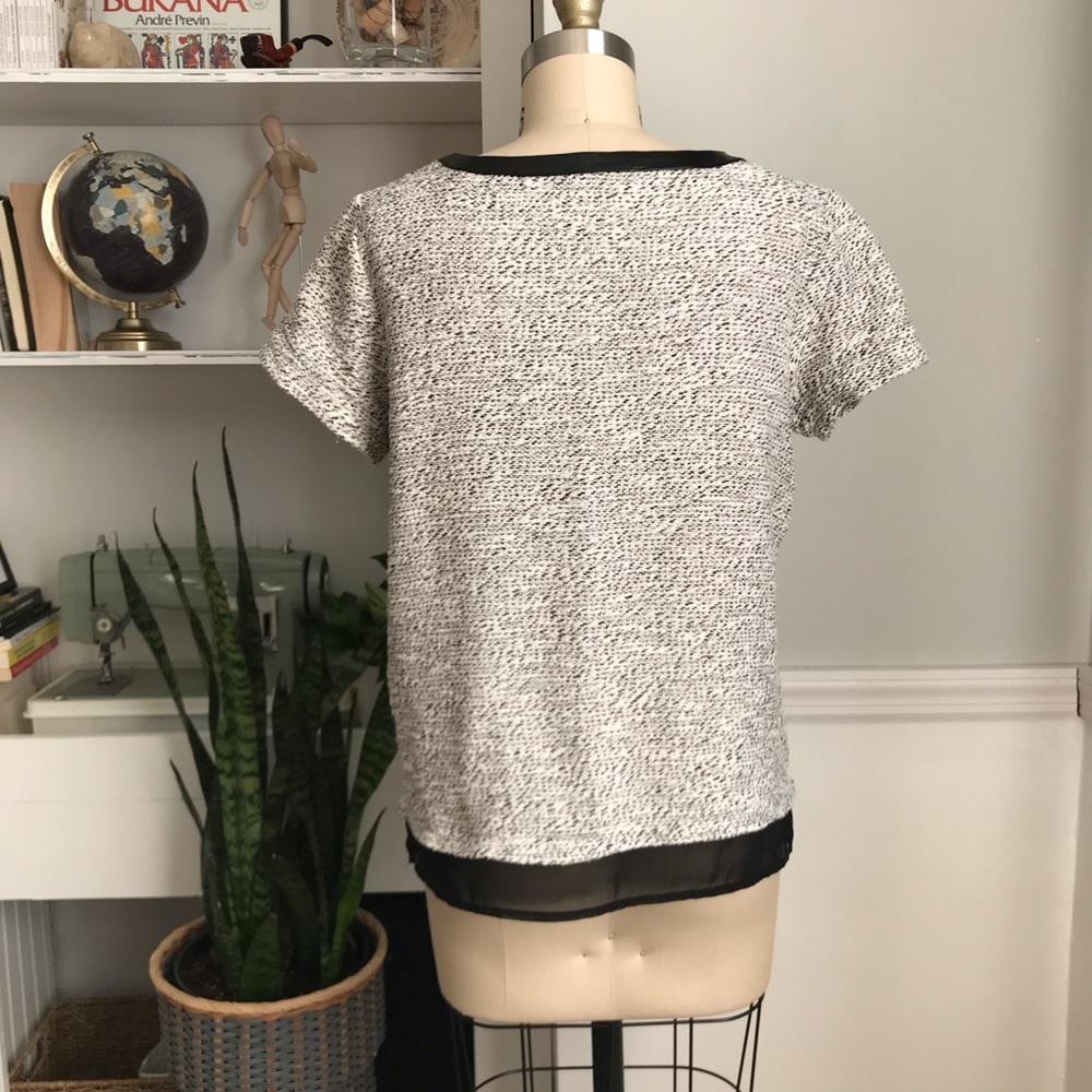 WHBM • Patch Pocket Tweed Blouse - Picture 5 of 8